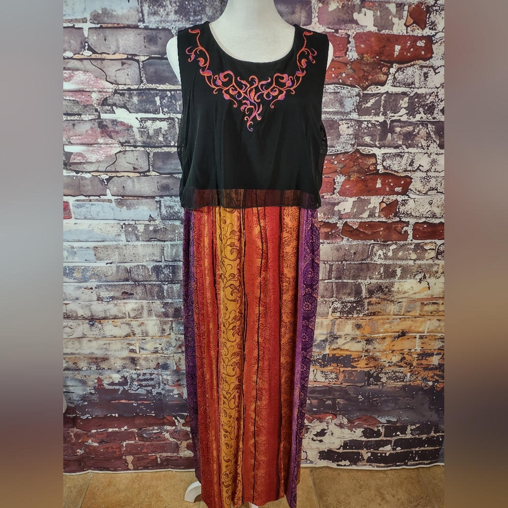 Carole Little Embroidered Popover Dress